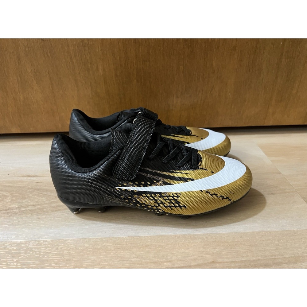 Daoquan Soccer‎ Shoes Boys Size EU 36, Youth 4 Approx Black Gold New